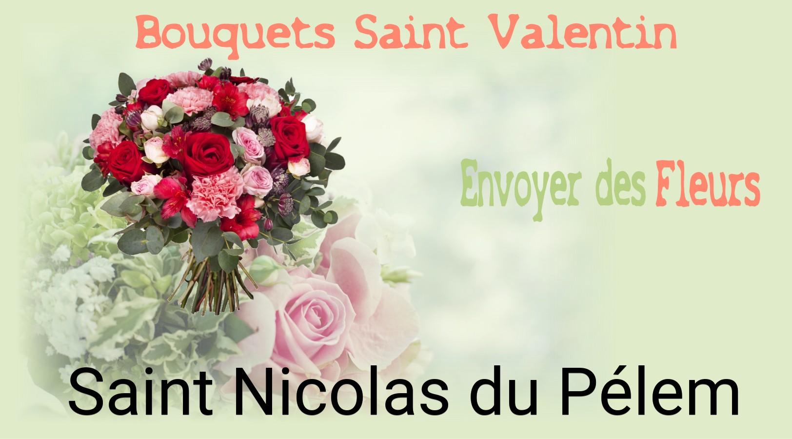 Roses de Saint-Valentin livrées à Saint-Nicolas-du-Pélem